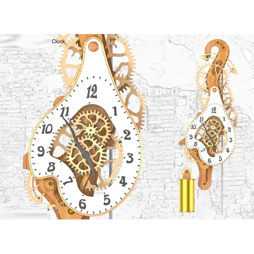  Steampunk mechanikus inga falióra - vektor lézerrel vágott sablon