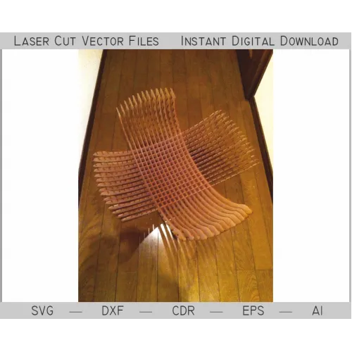  Parametrisk vase laserskåret vektor skabelon
