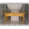  Børnetoiletskammel laserskåret vektor skabelon
