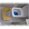  Børnetoiletskammel laserskåret vektor skabelon