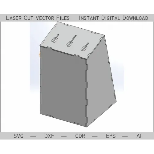  Knivstativ laserskåret vektorfil - øjeblikkelig digital download