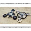  الگوی برش لیزری مکانیزم چرخ دنده