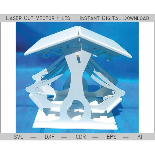  Swing Carousel Laser Cut Vector File