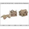  Lille hus laserskåret vektorfil - øjeblikkelig SVG- og DXF-download