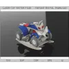  Børns gynge-ATV laserskåret vektor skabelon