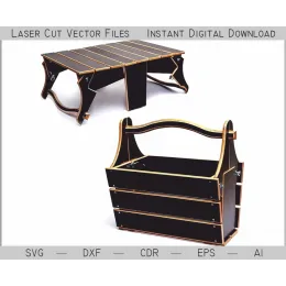 cesta de mesa dobrável