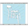  Laserskåret stolvektorskabelon — Download med det samme (SVG, DXF, AI)