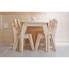  Café-barbord og -stolsæt — Laserskærende vektorskabelon (SVG DXF PDF)