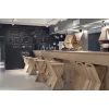  Café-barbord og -stolsæt — Laserskærende vektorskabelon (SVG DXF PDF)