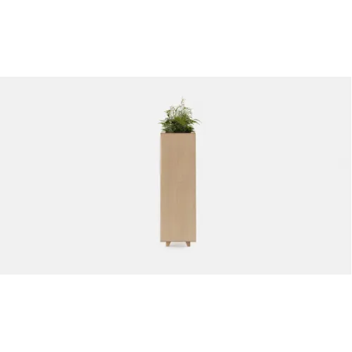  Bogreol med plantekasse — Laserskåret vektorskabelon