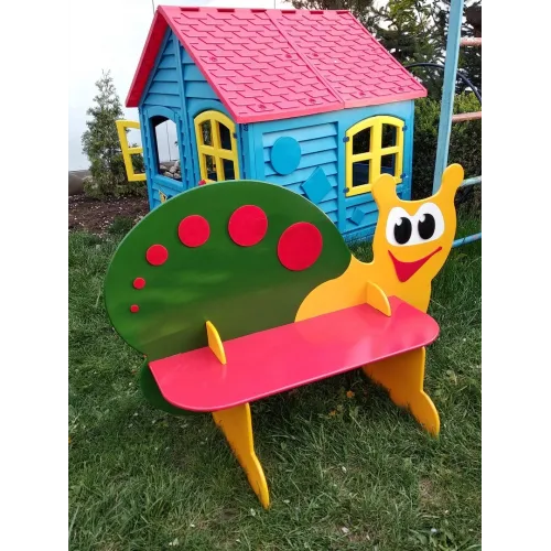  Laserskærefil til Snail Kids Bench — SVG DXF PDF til krydsfinerbænk