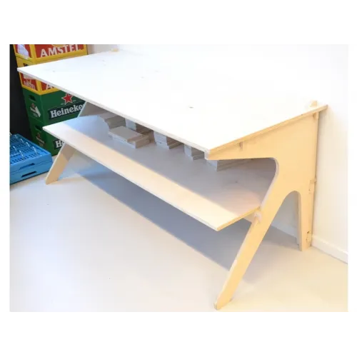  Clean Desk laserskærefil til krydsfinerbord — vektorskabelon
