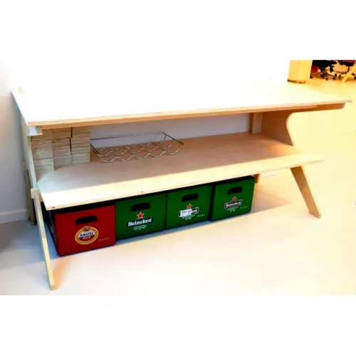  Clean Desk laserskærefil til krydsfinerbord — vektorskabelon