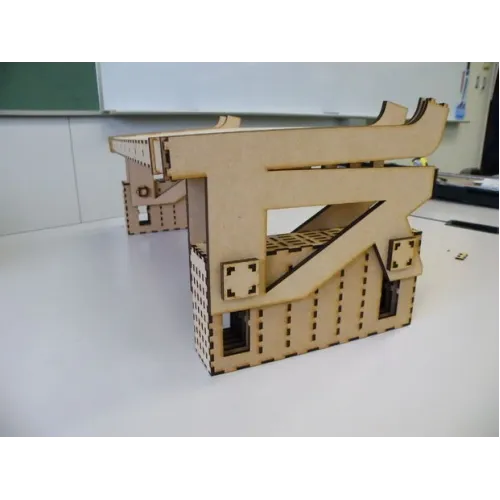  Foldbar mini-bænk laserskåret vektor skabelon