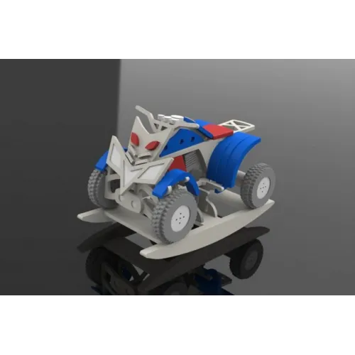  Schommelende ATV-schommelstoel - Lasergesneden vectorsjabloon