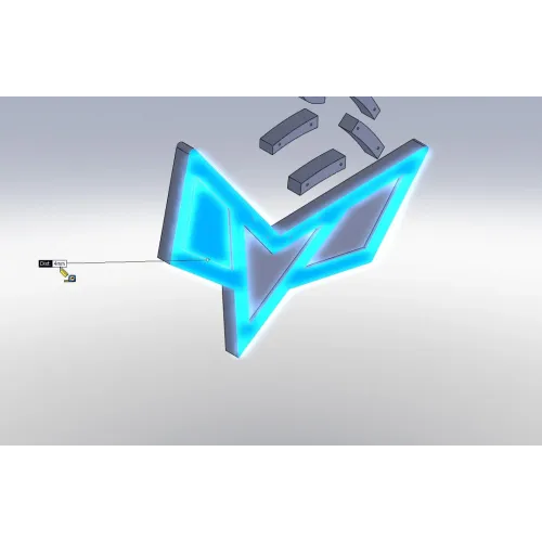  Schommelende ATV-schommelstoel - Lasergesneden vectorsjabloon
