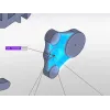  Schommelende ATV-schommelstoel - Lasergesneden vectorsjabloon