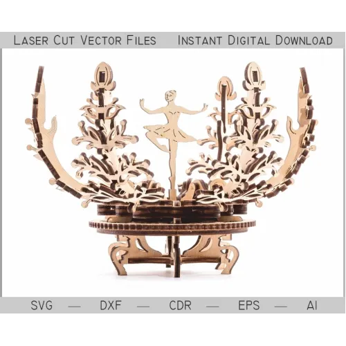  Tommelise 3D Ornamental Egg Laser Vector Fil