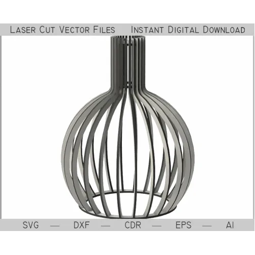  File Vektor Lampu Parametrik untuk Pemotongan Laser