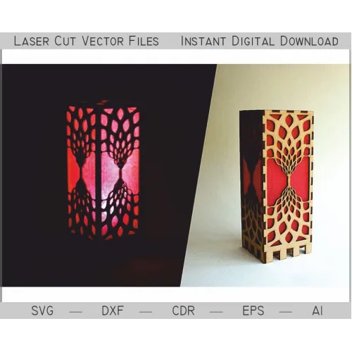  Tệp tin vector đèn trang trí cắt laser