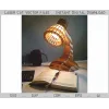  Organisk spiralbordlampe - laserskåret vektorfil (download med det samme)