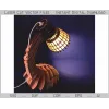  Organisk spiralbordlampe - laserskåret vektorfil (download med det samme)