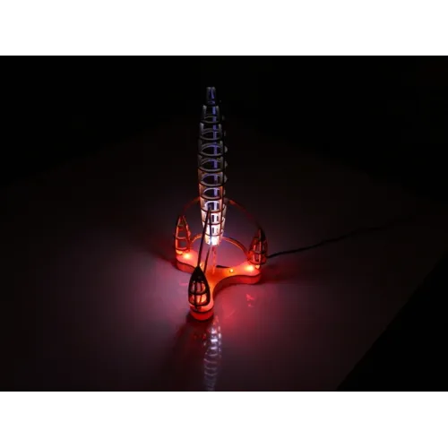  File di taglio laser per luce notturna a razzo