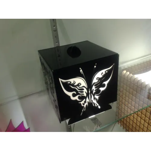  Sommerfuglelampe laserskåret vektor skabelon