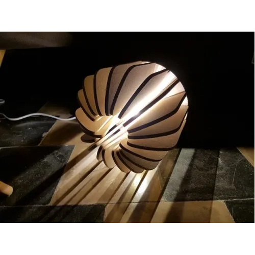  Spiral gulvlampe laserskærefil