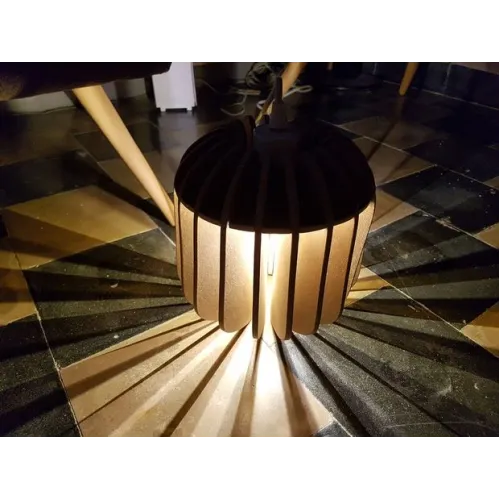  Spiral gulvlampe laserskærefil