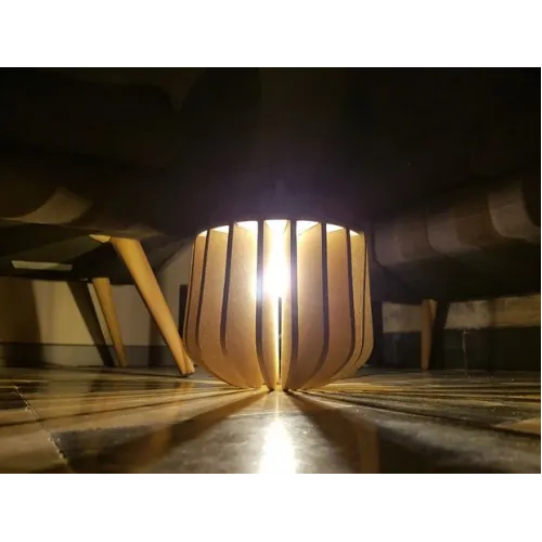  Spiral gulvlampe laserskærefil