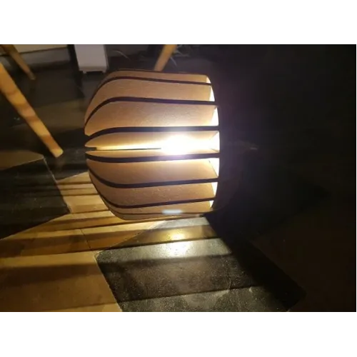  Spiral gulvlampe laserskærefil
