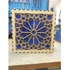  Ornamentlampe laserskåret vektor skabelon — Rosette Shadow Box