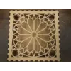  Ornamentlampe laserskåret vektor skabelon — Rosette Shadow Box