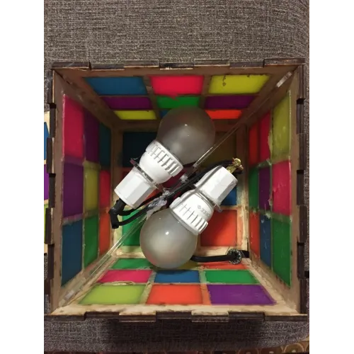 RGB Light Cube Lamp - Laser Cutting Vector File