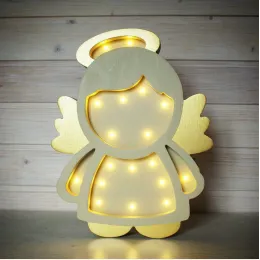 Anjo de luz noturna LED