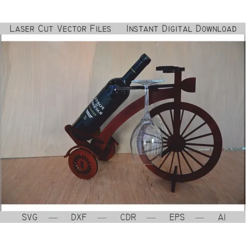  Cykel Minibar Laserskåret Vektor Fil