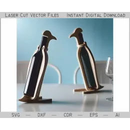 Portabottiglie a forma di pinguino
