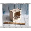  مجموعة حصالات نقود - 3 قوالب متجهة لحصالات نقود مقطوعة بالليزر