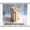 مجموعة حصالات نقود - 3 قوالب متجهة لحصالات نقود مقطوعة بالليزر
