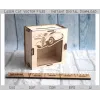  مجموعة حصالات نقود - 3 قوالب متجهة لحصالات نقود مقطوعة بالليزر