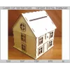  Maison de tirelire - Fichier vectoriel découpé au laser pour tirelire