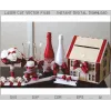  Maison de tirelire - Fichier vectoriel découpé au laser pour tirelire