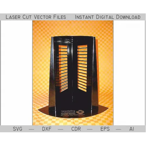  DVD-hylde laserskåret vektor skabelon