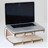  Laserskåret laptopstativvektorfil - Ergonomisk skrivebordshøjde i to niveauer