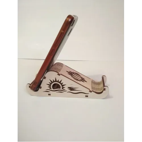  Sunrise Phone Stand Vector-fil til laserskæring (SVG, DXF)