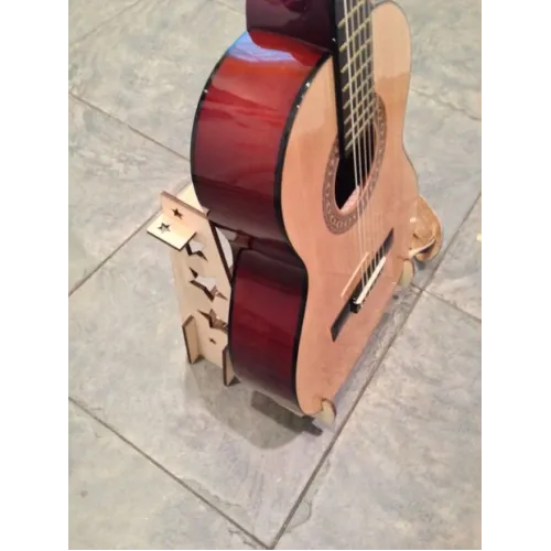  Guitarstativ laserskåret vektor skabelon