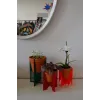  Blomsterpotteholdervektorskabelon til laserskæring