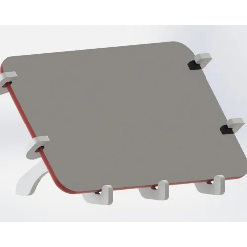  Laserskåret vektorfil — Triple Device Stand (telefon- og tabletholder med 3 pladser)
