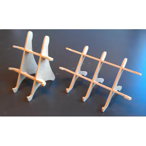  Laserskåret vektorfil — Triple Device Stand (telefon- og tabletholder med 3 pladser)